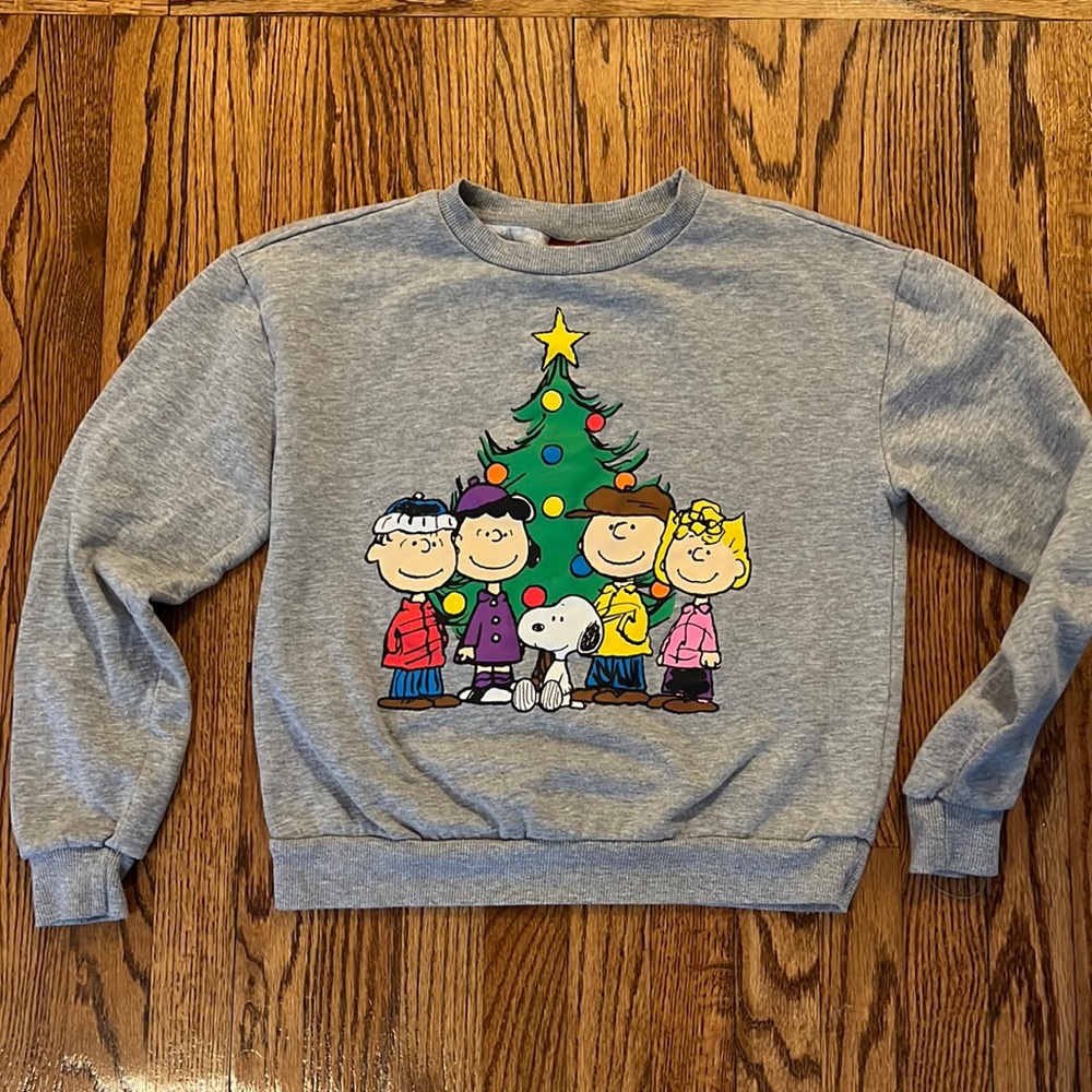 Peanuts Christmas sweatshirt size SM